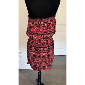 Women's Forever 21 Dress, Size L, Aztec Pink & Black